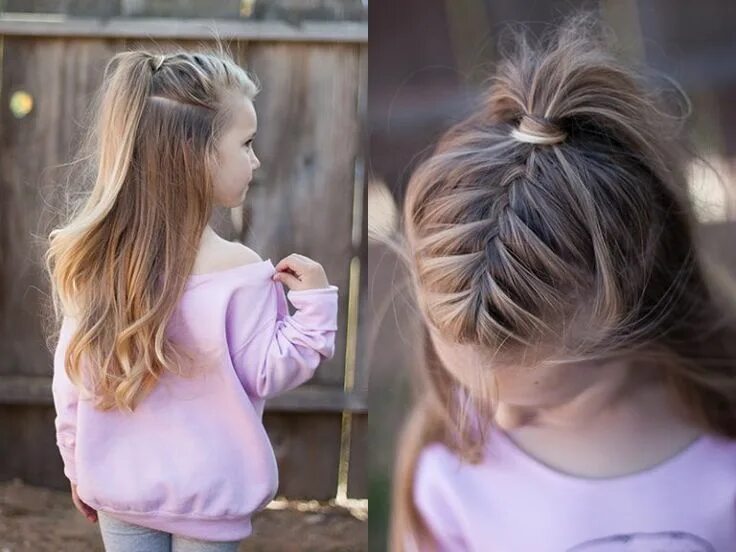 Повседневные прически на средние волосы девочке Half Up Hairstyles Toddler hairstyles girl, Girl hair dos, Little girl hairstyle