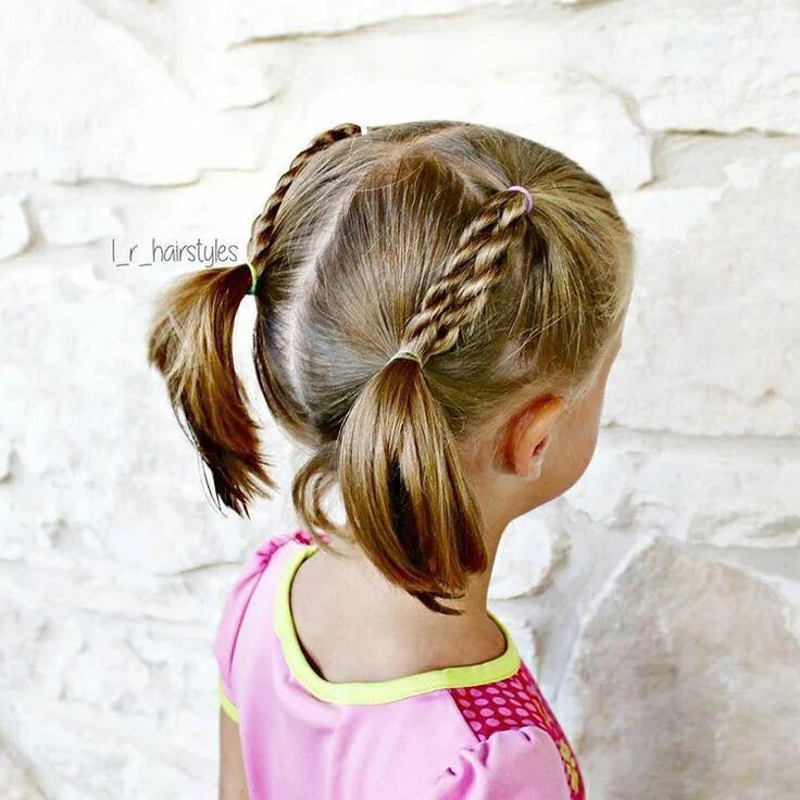 Повседневные прически на средние волосы девочке New Hairstyle For Girls Easy Hairstyles For Kids With Short Hair Short Hairstyle