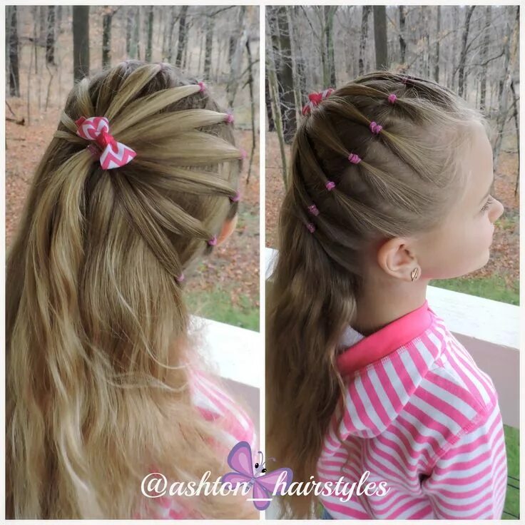 Повседневные прически на средние волосы девочке Épinglé sur Ashton_hairstyles