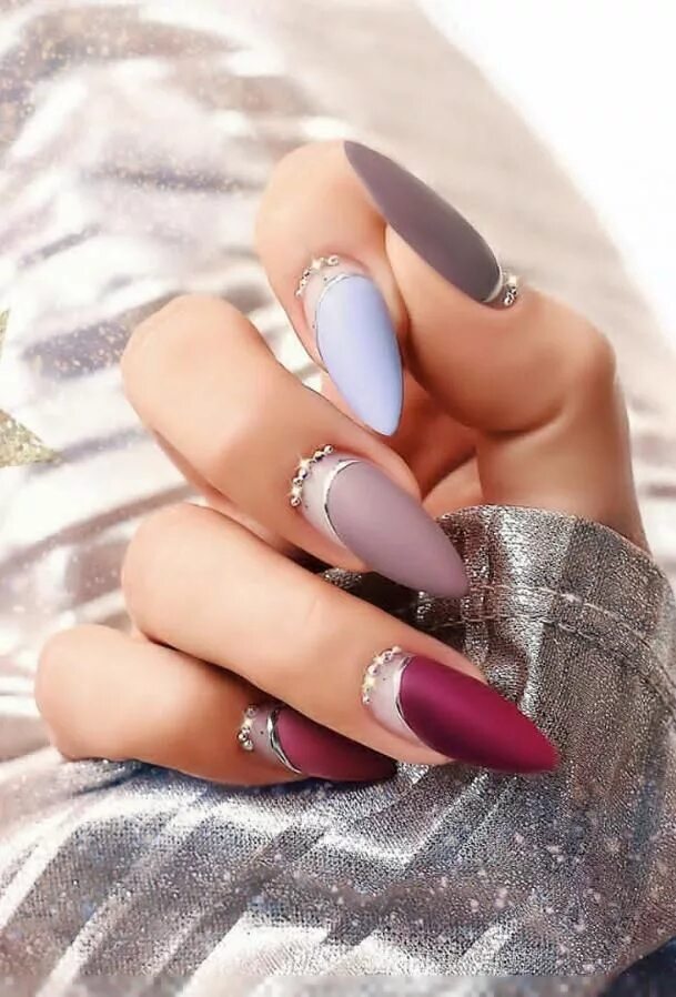 Повседневный дизайн ногтей новинки 49+Beautiful Acrylic Almond Nail Art Design for Spring Nails - Lily Fashion Styl