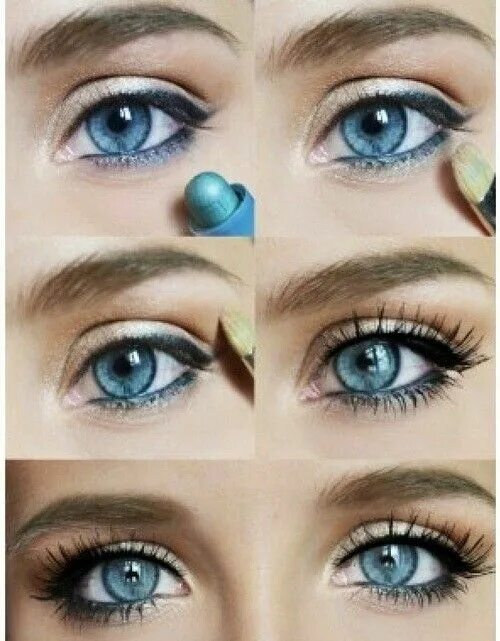 Повседневный макияж для голубых глаз Pin by Roberta Tomasetto on Trucco Gold eye makeup, Blue eye makeup tutorial, Go