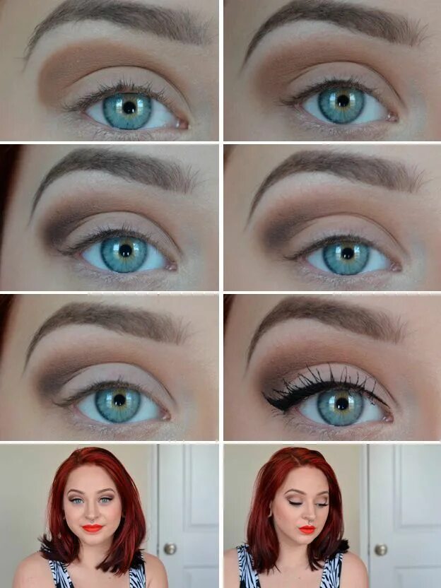 Повседневный макияж для голубых глаз Daily neutral eye makeup idea or blue eyes #Eyemakeup #EverydayMakeupIdeas in 20