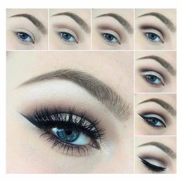 Повседневный макияж для голубых глаз How To Apply Eye Makeup For Blue Green Eyes - Makeup Vidalondon ❤ liked on Polyv