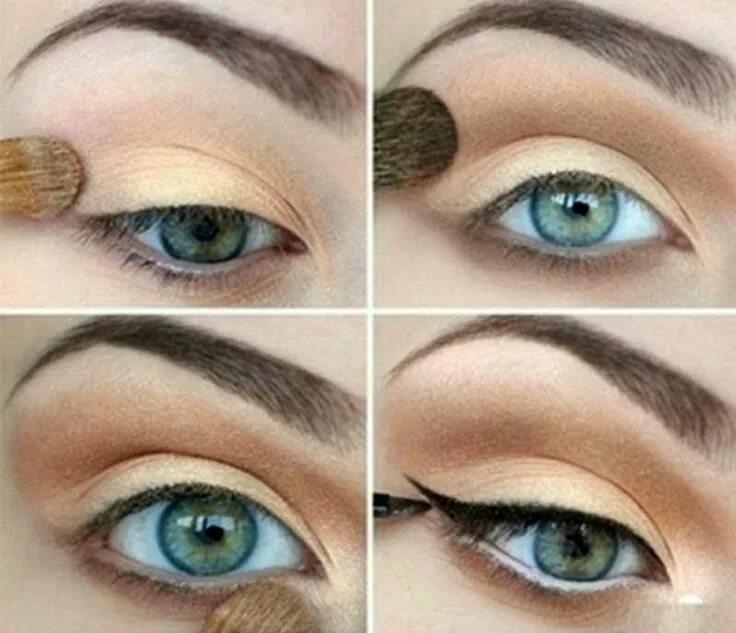 Повседневный макияж для голубых глаз Pin by Куликова Анастасия on Макияж Eye makeup, Photo makeup, Best makeup tips