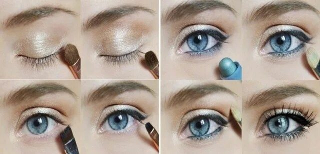Повседневный макияж для голубых глаз 20 Tutoriales de Maquillaje para los Ojos Azules. Increíbles Maquillaje ojos azu