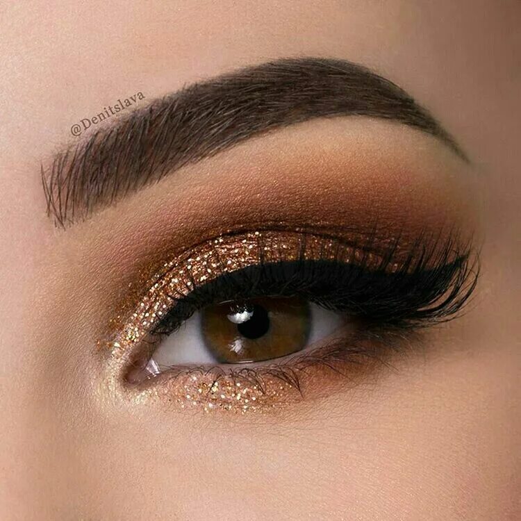Повседневный макияж для карих глаз Pin on Ideas de Maquillaje makeup inspiration Makeup eyeliner, Eye makeup pictur