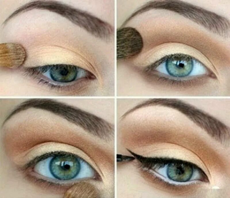Повседневный макияж для светлых глаз Pin by Куликова Анастасия on Макияж Eye makeup, Photo makeup, Best makeup tips