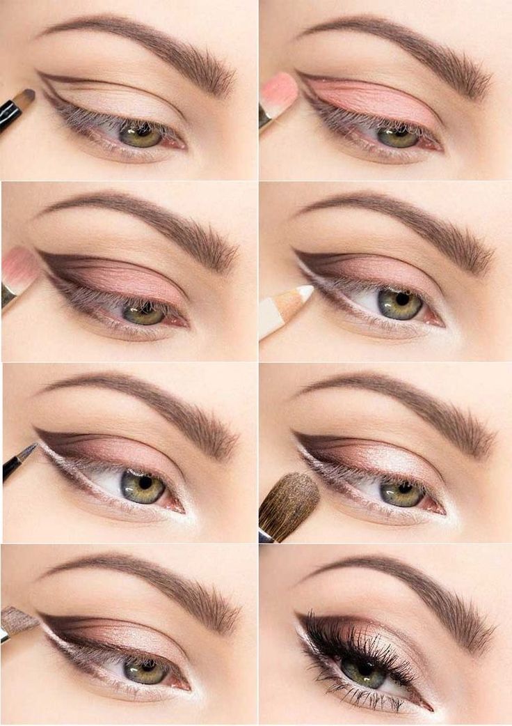 Повседневный макияж глаз для начинающих Pin by Ane on Eyeshadow tutorials Clinique eye makeup, Eye makeup steps, Eye mak