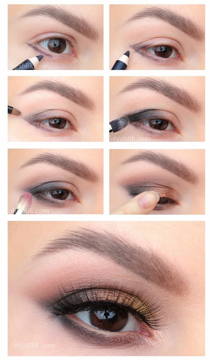 Повседневный макияж глаз для начинающих Повседневный макияж глаз Makeup tutorial, Makeup, Makeup inspo