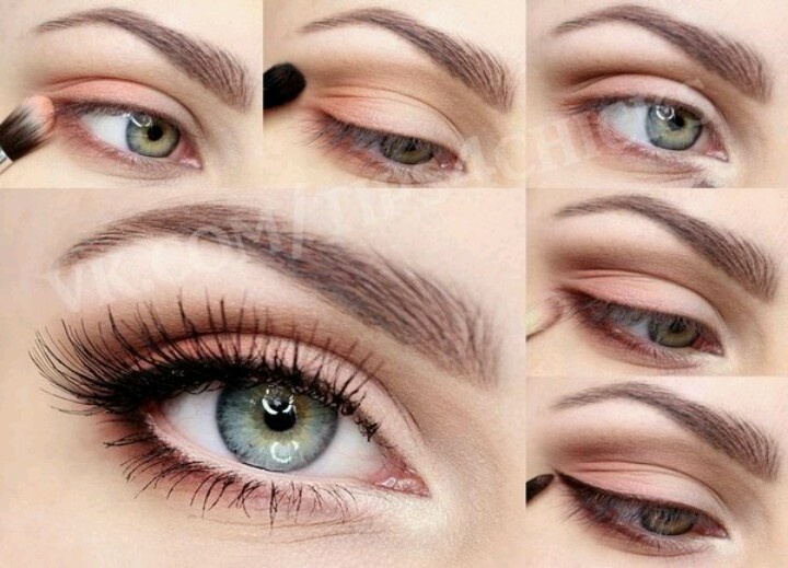 Повседневный макияж глаз карандашом Pink/peachy eyelook Повседневный макияж, Макияж для карих глаз, Макияж для глаз