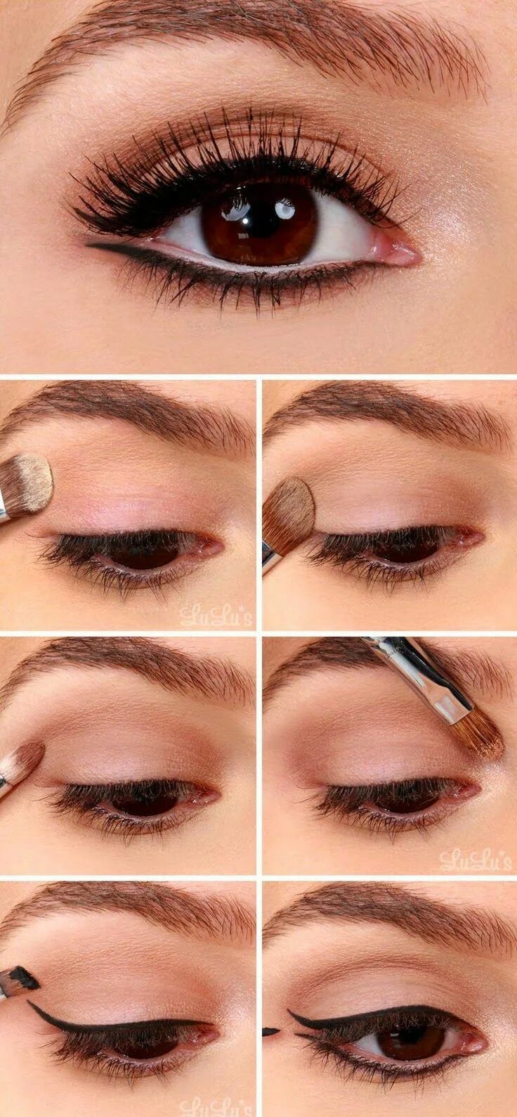 Повседневный макияж глаз карандашом Runway Inspired Black Eyeliner Makeup Tutorials Beauty Bets Maquiagem olhos, Dic
