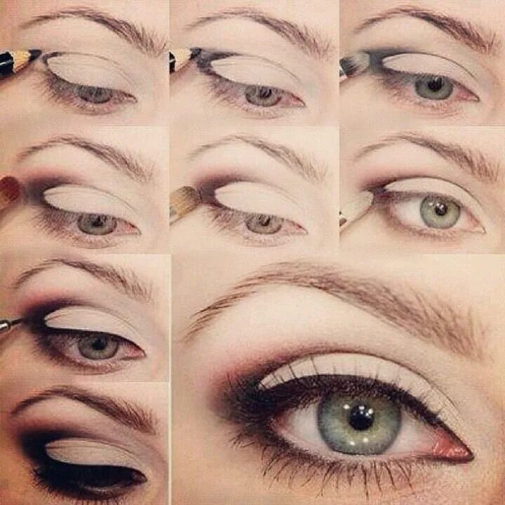 Повседневный макияж глаз карандашом Easy smokey eye Makeup, Eye makeup, Eye makeup tutorial