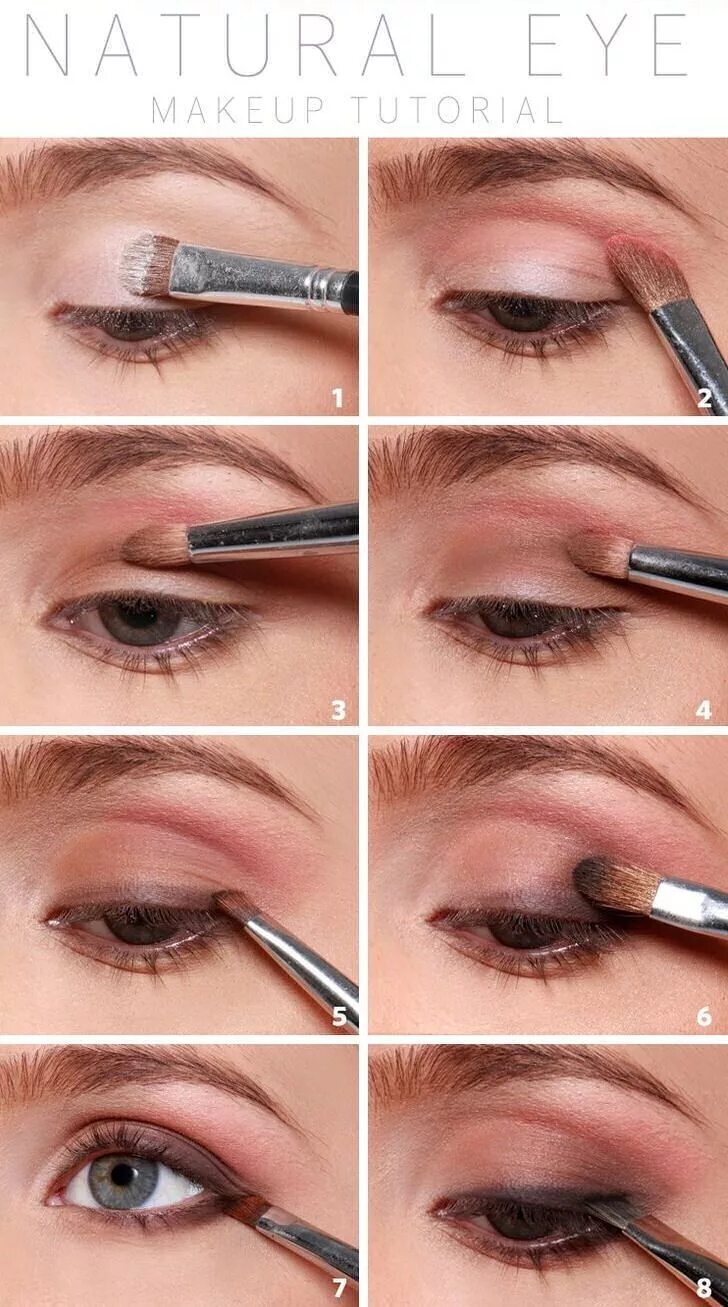 Повседневный макияж глаз карандашом Natural Eye Makeup Tutorial Romantic eye makeup, Teen eye makeup, Natural eye ma