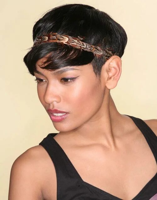 Повязка на короткую стрижку Pin on Short Hairstyles for Black Women