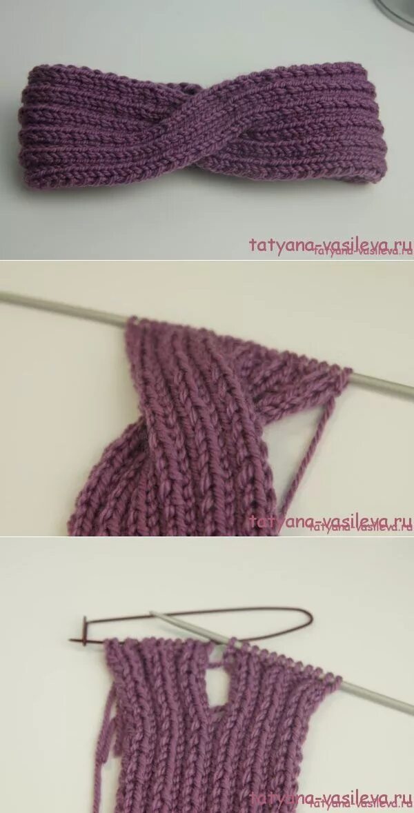Повязка спицами с перехлестом схема Crochet Headband: Learn How To Crochet Hairband/Headband Step By Step Tutorial i
