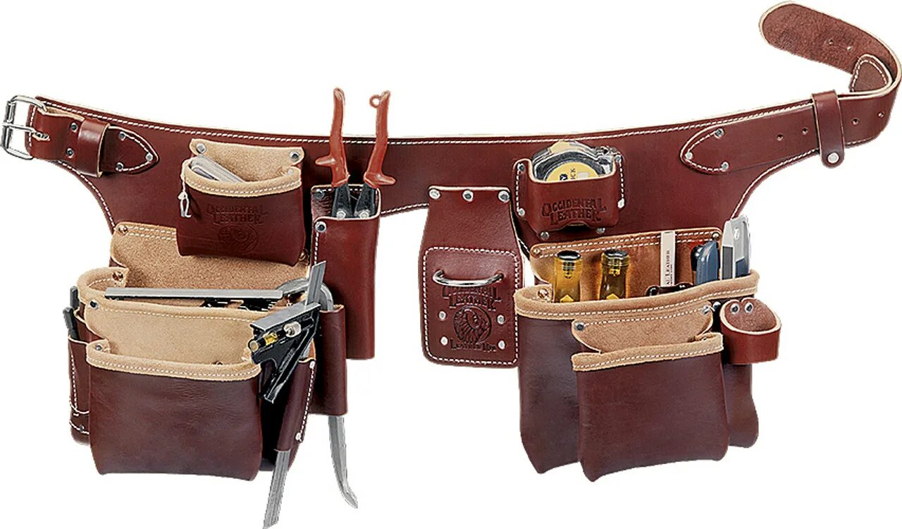 Пояс для инструмента своими руками выкройки Occidental Leather 5191 - Pro CarpenterÂ`s 5 Bag Assembly