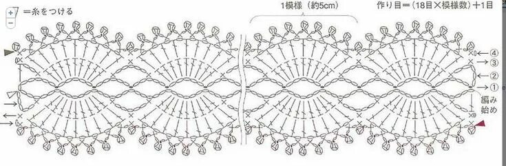 Пояс связать крючком схемы Pretty crochet lace ribbon chart Crochet edging, Crochet accessories, Crochet je