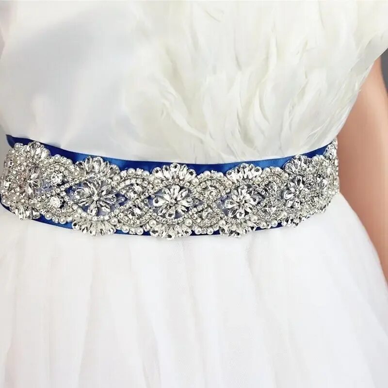 Пояса на платье фото Wedding Bridal Sash Belt Crystal Rhinestone Dress Sash Wedding Satin Sash Belt s