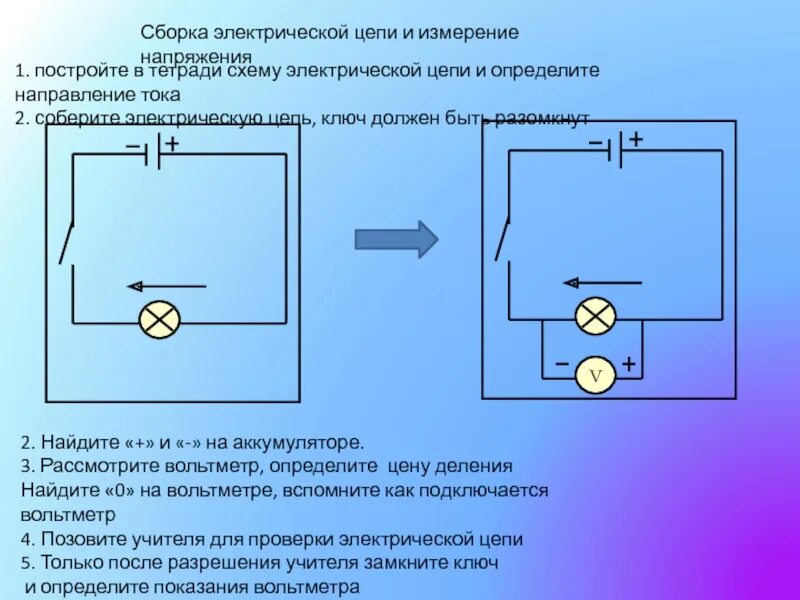 Поясните порядок сборки электрической цепи Сборка электрической цепи и измерение: найдено 88 изображений