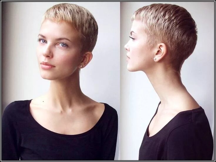 Пойдет ли мне короткая стрижка женская shaved back and sides with fringe - Google Search Very short hair, Short hair st