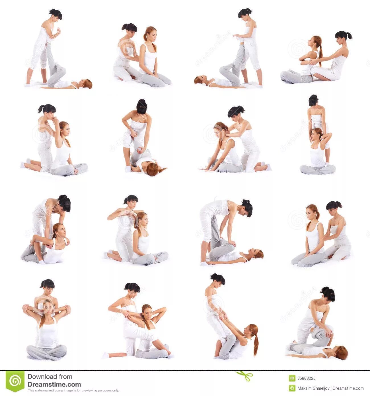 Поза 7 фото Immagine correlata Thai massage, Massage images, Massage pictures