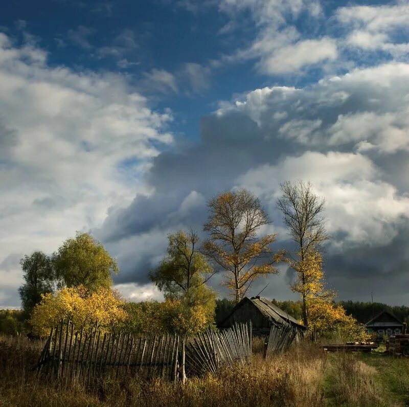 Поздняя осень в деревне фото Осень в деревне. Photographer Dmitriy Alekseev