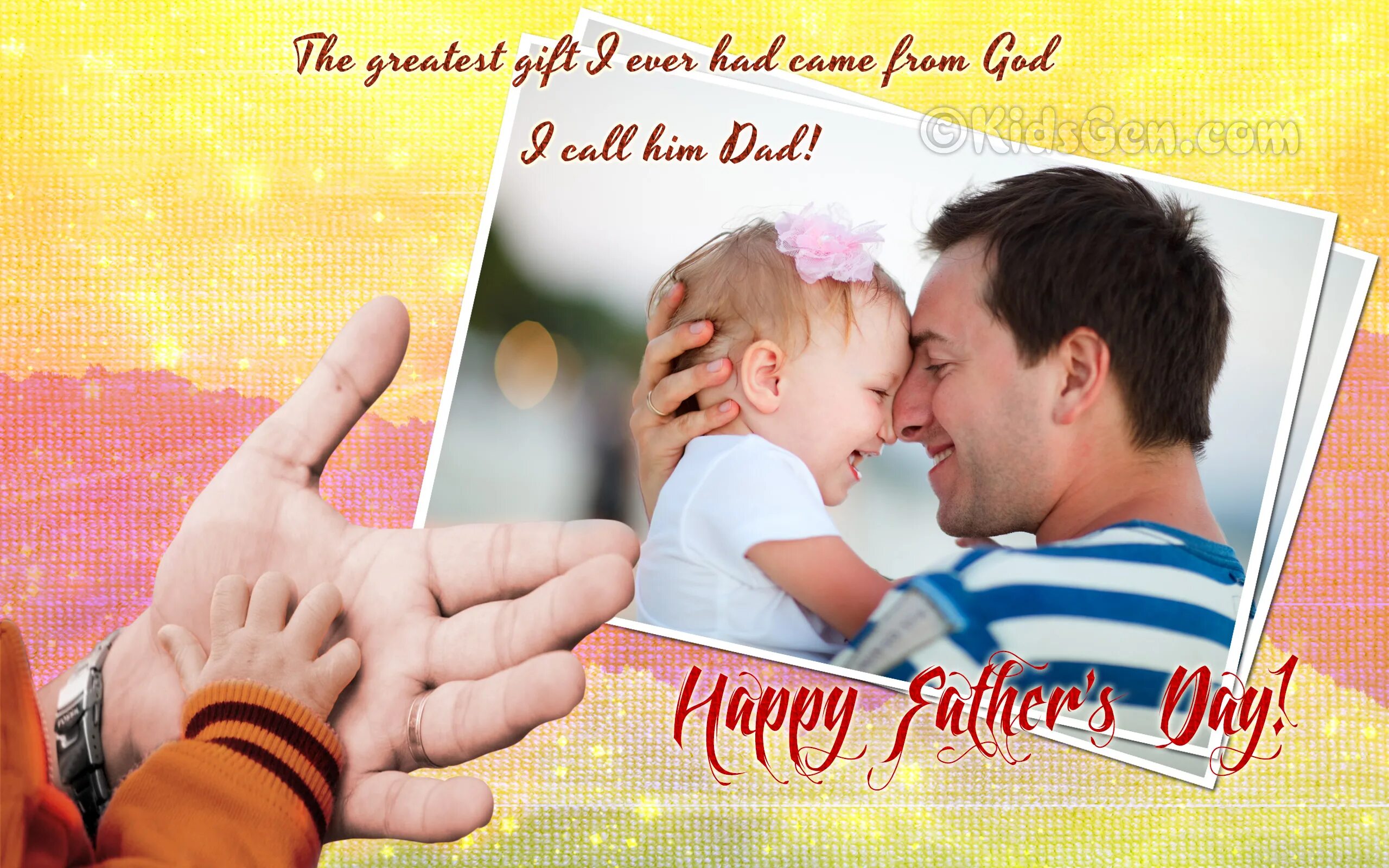 Поздравить с днем папы фото Free Father's Day HD Wallpapers for Kids