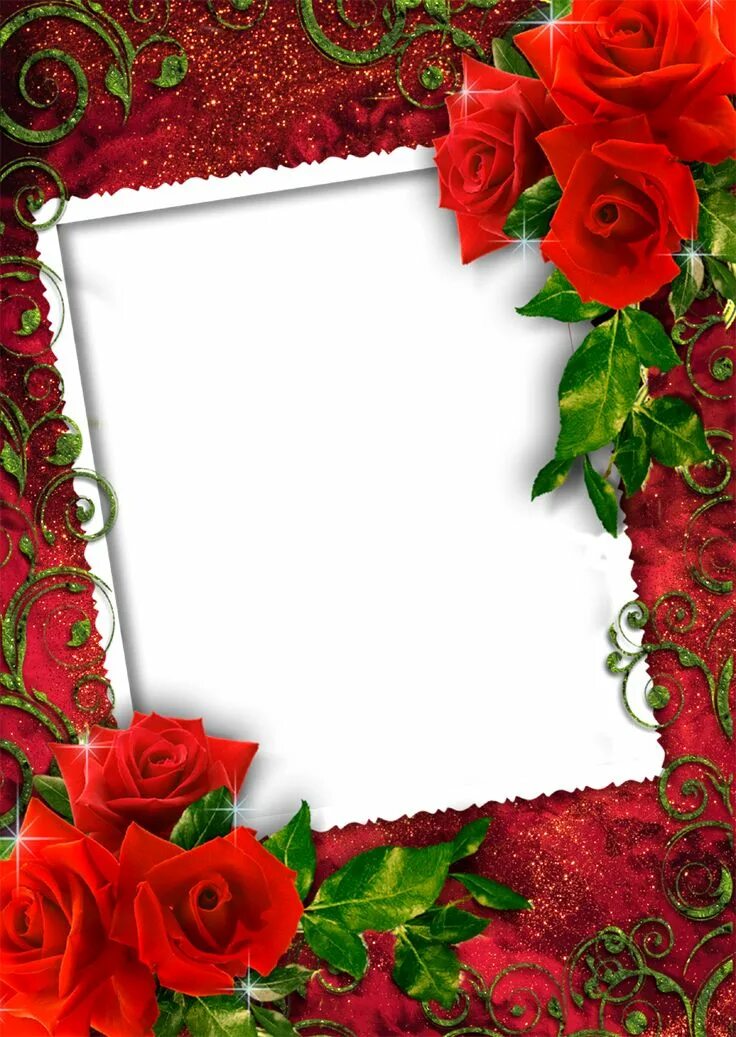 Поздравительные открытки с фото онлайн Decorative frame PNG Marcos para fotos de boda, Marcos con flores, Fotos de rosa