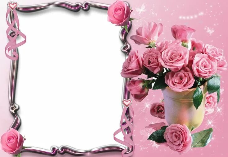 Поздравительные открытки с фото онлайн Pin on Feliz cumpleaños Birthday photo frame, Floral border design, Frame backgr