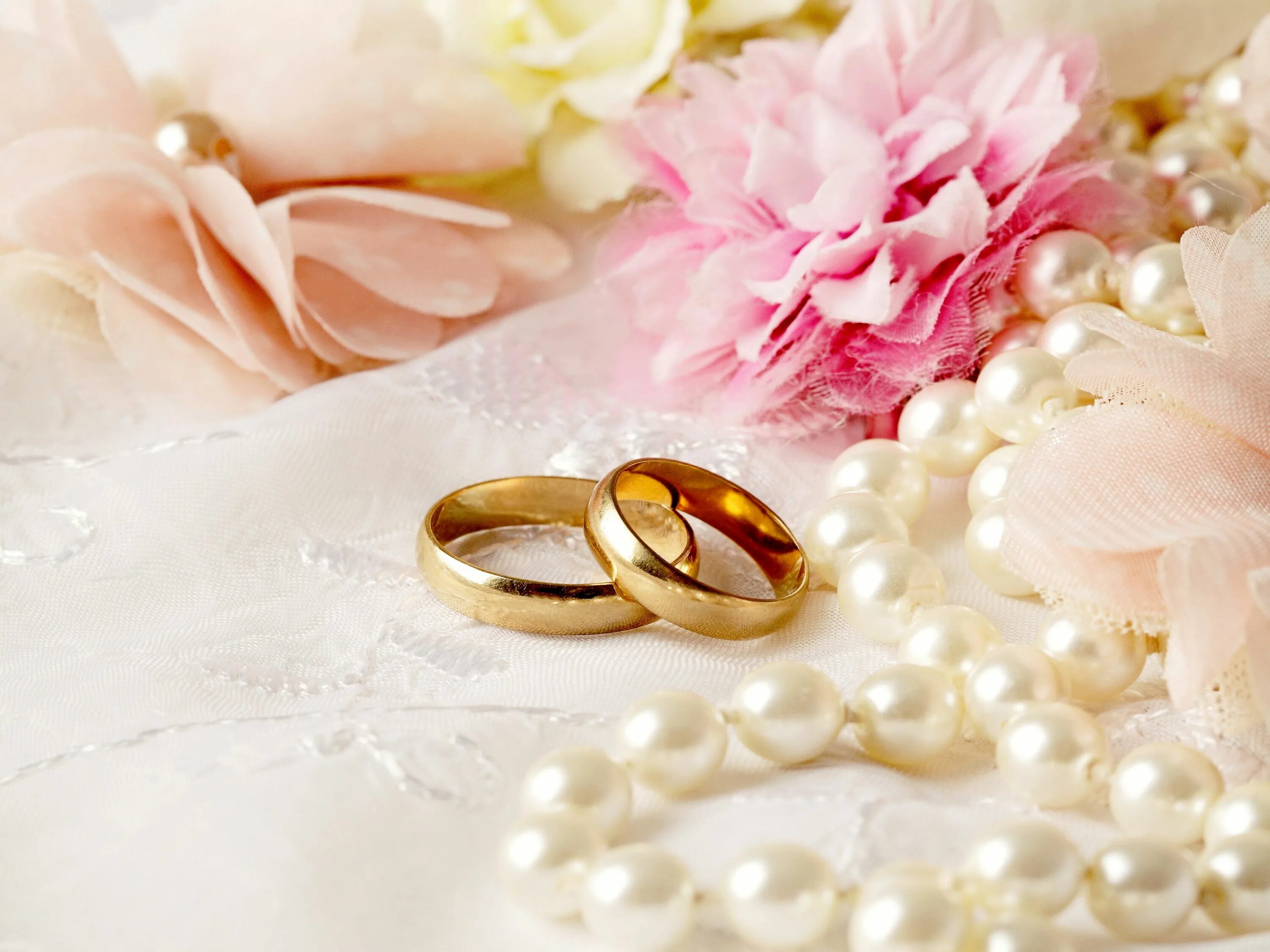 Поздравление с 7 свадьбы картинки HD wallpaper: pair of gold-colored wedding band, flowers, ring, background Weddi