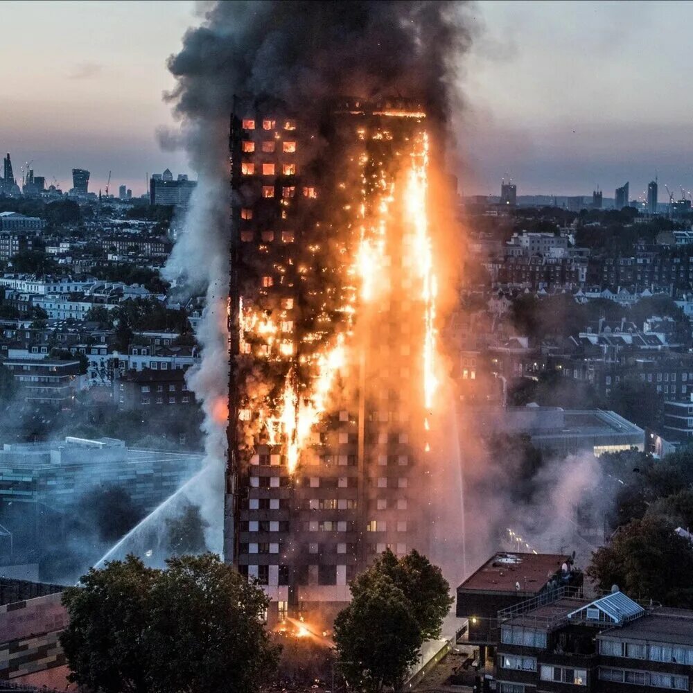 Пожар здания фото Техногенки-15: Пожар Grenfell Tower, обрушение на электростанция Pleasants Power