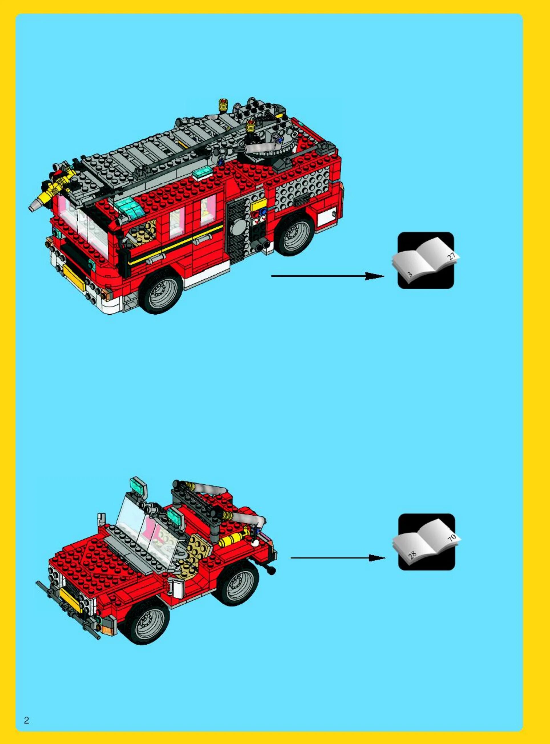 Пожарная машина инструкция сборки Инструкция Lego Fire Rescue (76 страницы)