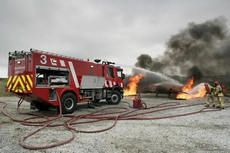 Пожарные техники фото Scania P 270 4x2 fire engine with short CrewCab. Fire engine, Engineering, Trans