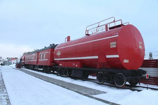 Пожарный поезд фото барнаул В Барнауле открылось модульное здание для личного состава пожарного поезда Вечер