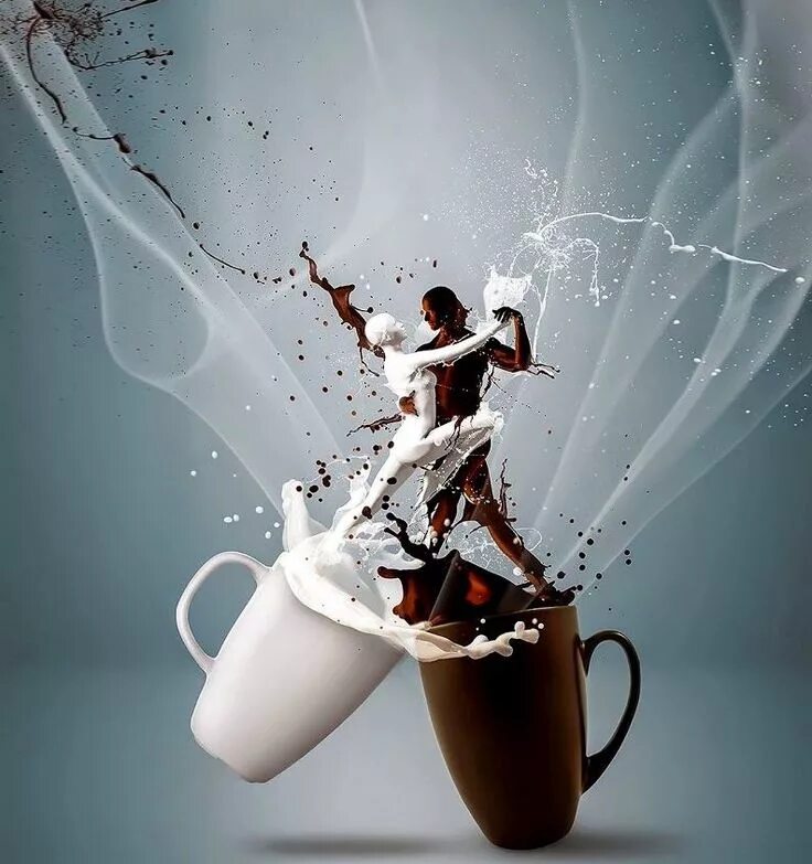 Пожелание доброго утра картинки необычные креативные Pin by Elena Verejan on Dance ;) Coffee art, Coffee time, Morning coffee