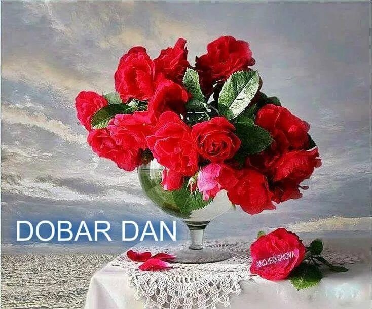 Пожелания доброго дня с розами картинки Beautiful Gif of Red Roses by the Ocean