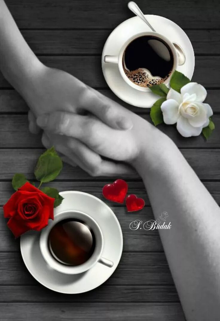 Пожелания доброго утра романтичные картинки Pin on 1 Sabri Budak - Touch of color Coffee lover, Good morning coffee, Coffee 