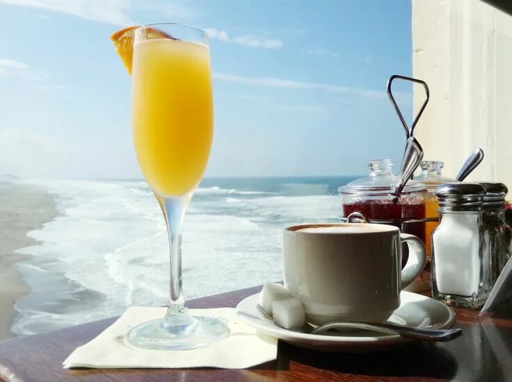 Пожелания хорошего дня картинки море Brunch at the Beach My coffee, Distilled beverage, Brunch