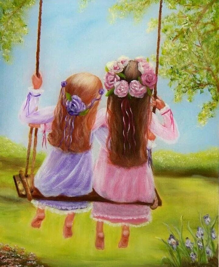 Позитивная картинка подруге Elona + Elidona = BFF Sisters art, Sisters drawing, Best friend drawings