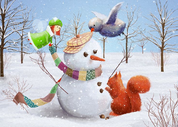 Позитивные зимние картинки Snowman Christmas desktop, Christmas desktop wallpaper, Christmas drawing