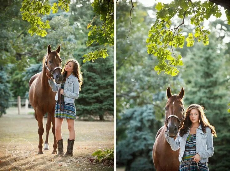 Позы для фото с лошадью Jorah and her Horses Henry and Lucky - Shelley Paulson Photography Horse photogr