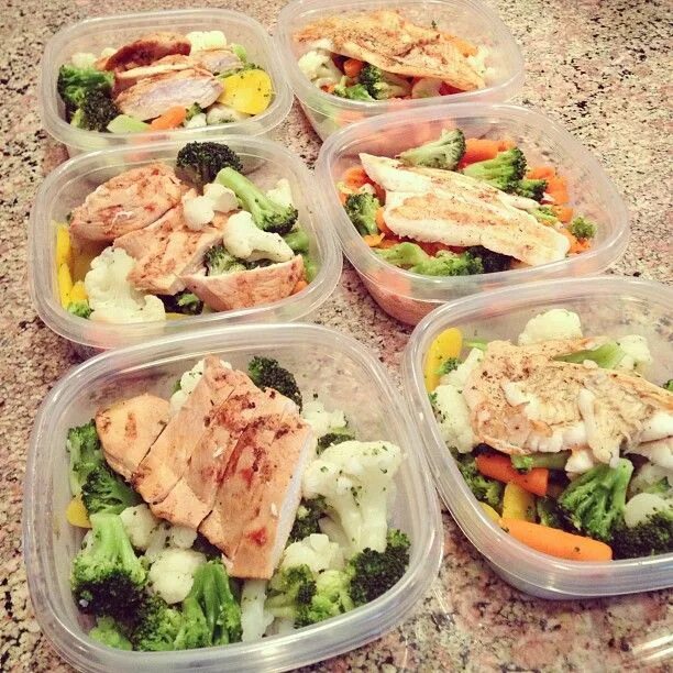 Пп обеды простые рецепты с фото Can you say Meal Prep? Making meal boxes with 2 cups veggies and 4oz of either g