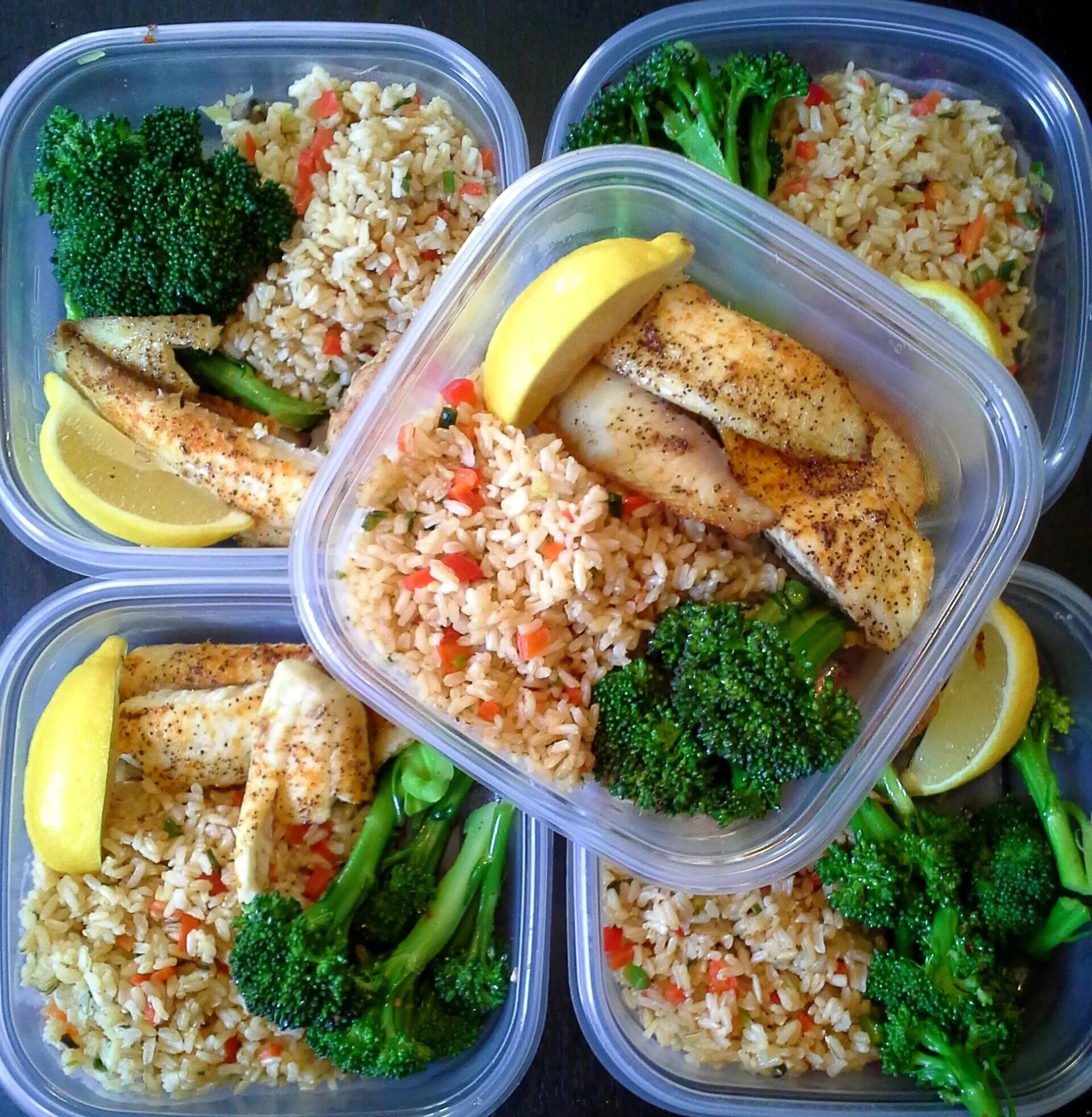 Пп обеды простые рецепты с фото Meal Prep: Tilapia, Rice and Broccoli Healthy eating, Healthy recipes, Healthy