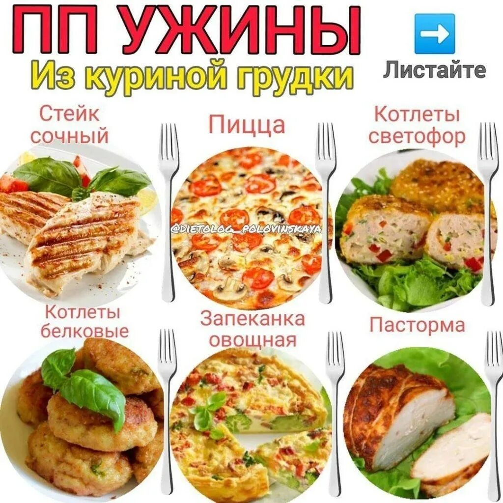 Пп рецепты на каждый день с фото Идеи ужина на каждый день eCookie.ru