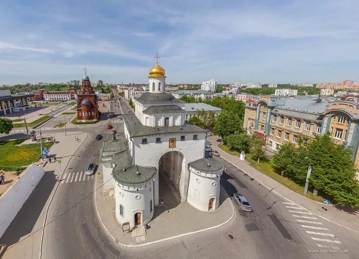 Пр владимир фото Золотые ворота и Троицкая церковь, Владимир Ворота, Золото