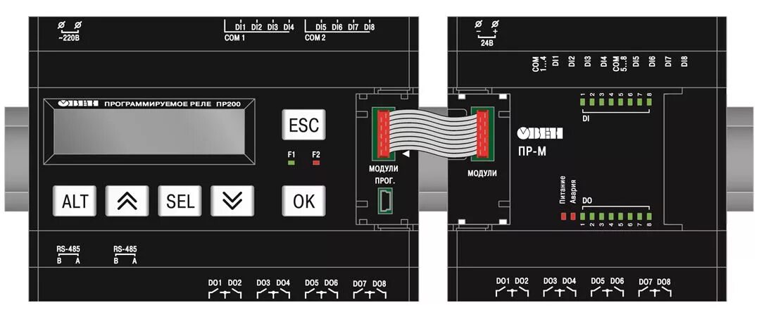 Пр200 подключение 4 20 ОВЕН Программируемое реле ПР200