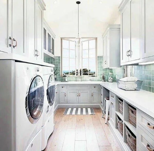 Прачечная в частном доме фото Smart and Stylish Ideas for Designing Your Laundry Room Modern laundry rooms, Wh