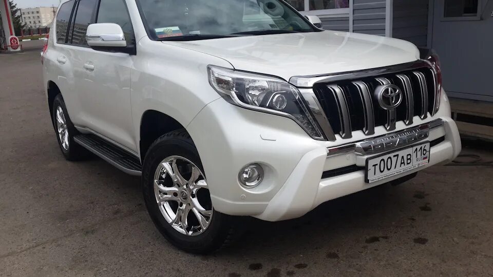 Прадо 111 кемерово фото Диски хром Dizzard - Toyota Land Cruiser Prado 150-series, 2,8 л, 2016 года колё