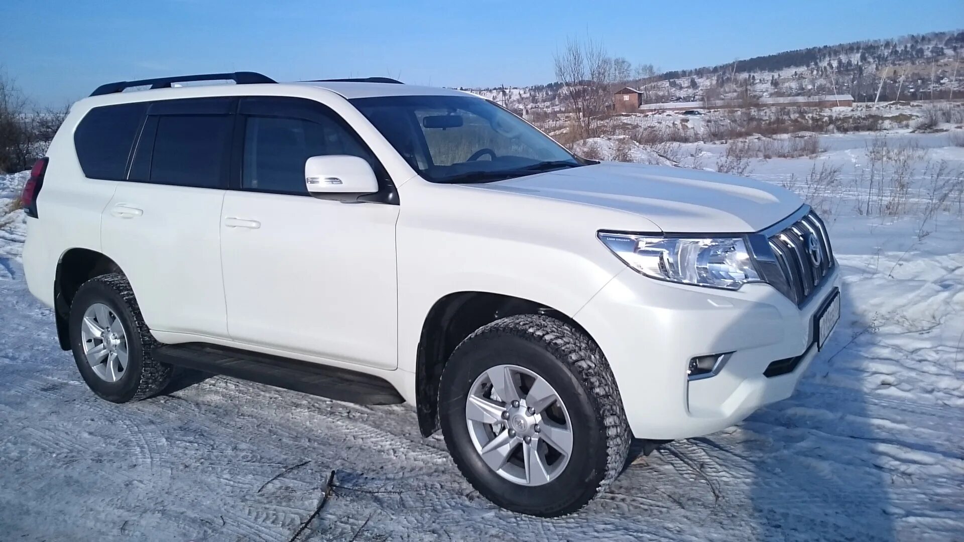 Прадо 111 кемерово фото Toyota Land Cruiser Prado 150-series 2.7 бензиновый 2019 Жемчужно белый перламут