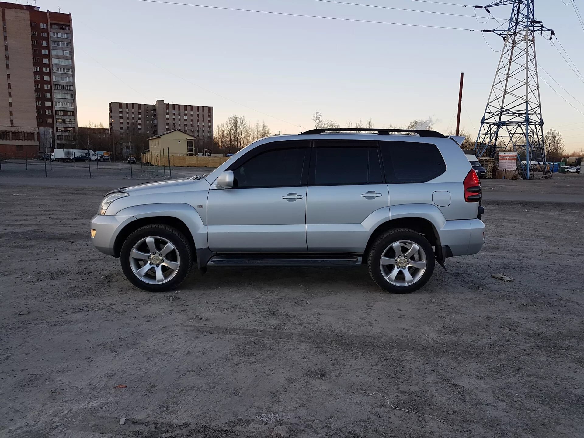 Прадо 120 на 20 дисках фото Тонировочка - Toyota Land Cruiser Prado 120-series, 4 л, 2007 года стайлинг DRIV